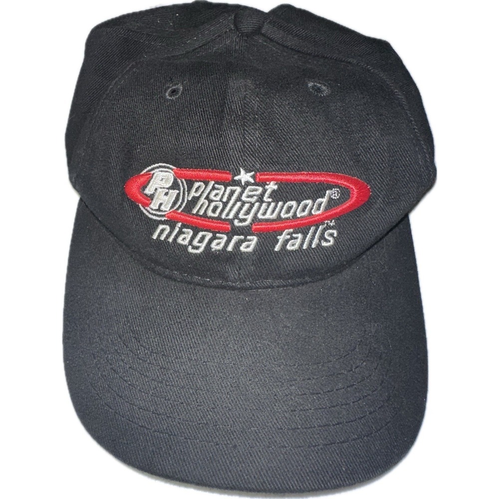 Vintage Planet Hollywood Niagara Falls Mens Strap Back Adjustable Hat Cap Y2K